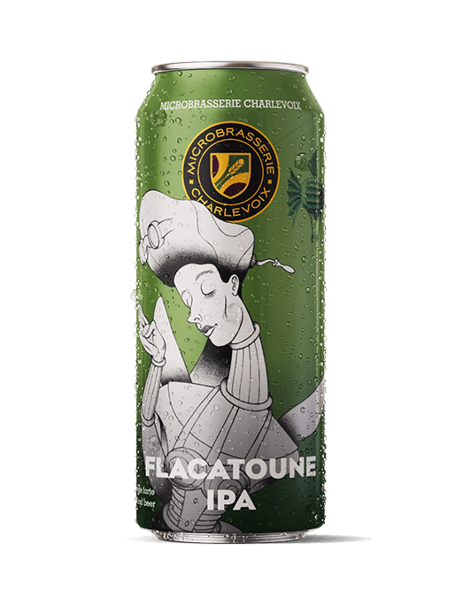 CHARLEVOIX FLACATOUNE IPA 6.7% ALC CANETTE 473 ML