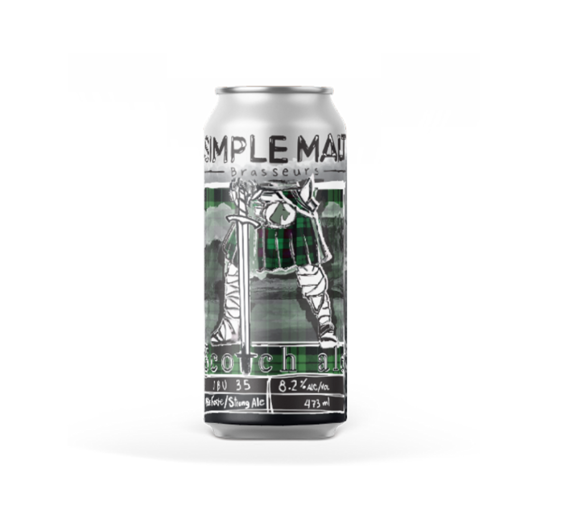 SIMPLE MALT SCOTCH ALE 8.2% ALC CANETTE 473 ML