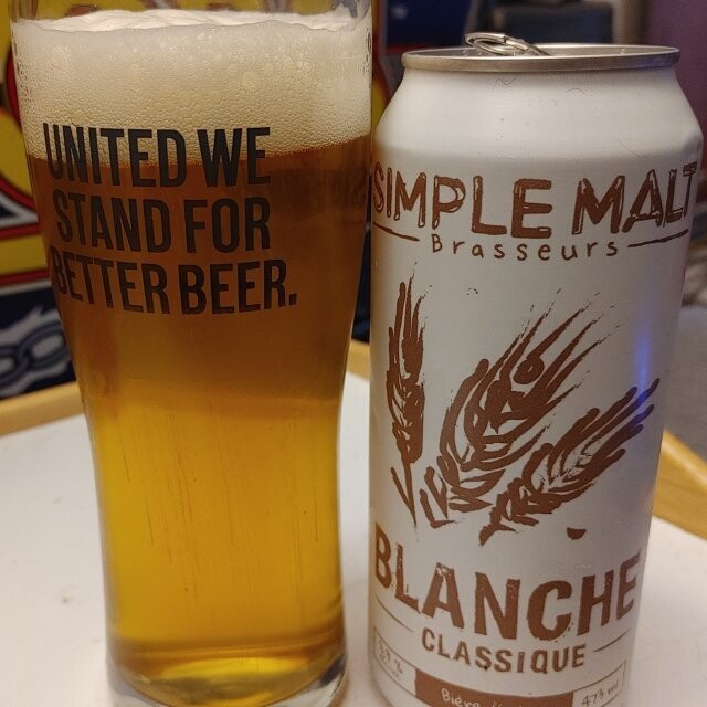SIMPLE MALT BLANCHE CLASSIQUE % ALC CANETTE 473 ML