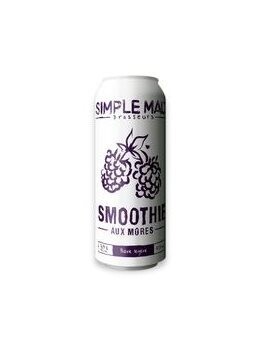 SIMPLE MALT SMOOTHIE AUX MURES CANETTE 473 ML