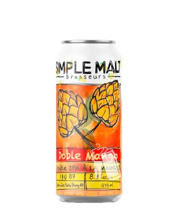 SIMPLE MALT DOBLE MANGO 8.9% ALC CANETTE 473 ML