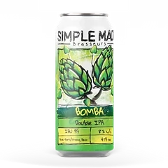 SIMPLE MALT BOMBA DOUBLE IPA 8.0% ALC CANETTE 473 ML