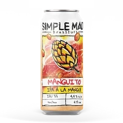 SIMPLE MALT MANGUITO IPA MANGUE 4.4% ALC CANETTE 473 ML