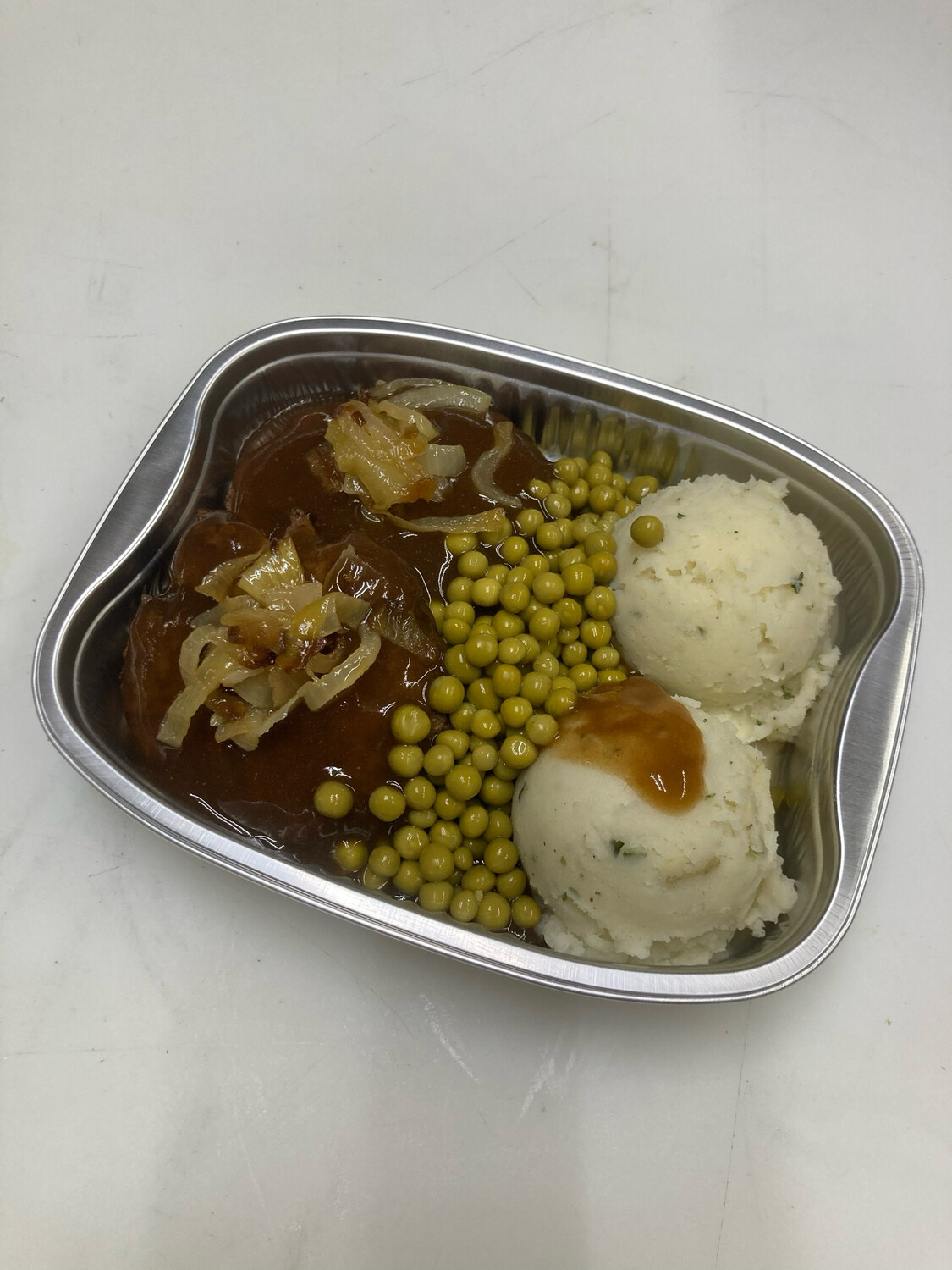 REPAS HAMBURGER STEAK ENV. 460GR 19.99$/KG