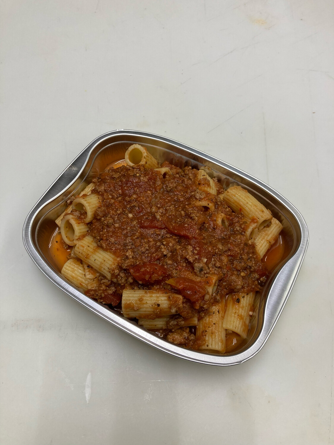 REPAS RIGATONI SAUCE A LA VIANDE ENV. 400GR 17.90$/KG