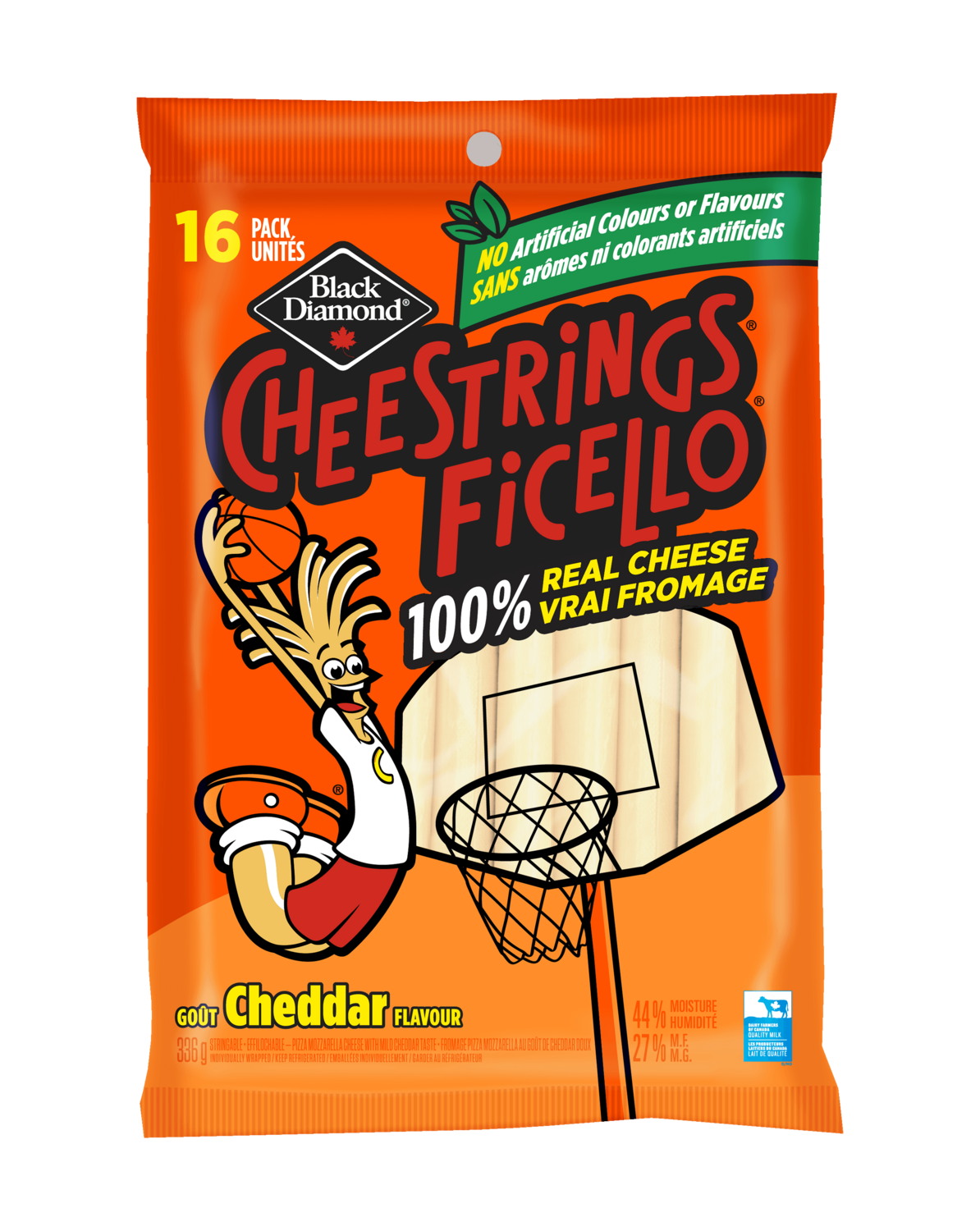 BLACK DIAMOND FROMAGE FICELLO CHEDDAR 16X21 GR