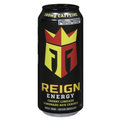 REIGN ENERGY LIMONADE AUX CERISE 473 ML