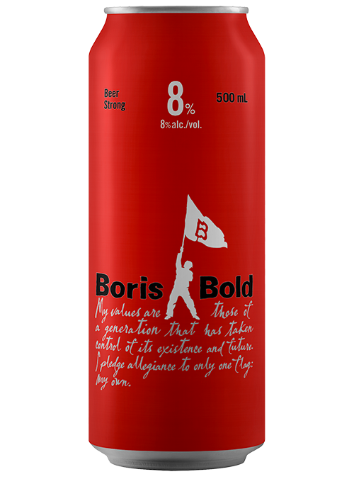 BORIS BOLD BIERE 8% ALC CANETTE 500ML