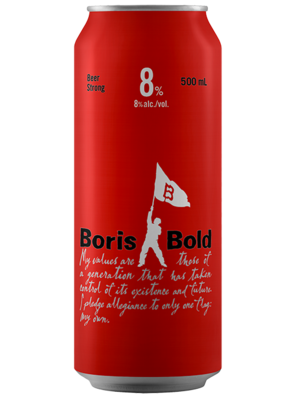 BORIS BOLD BIERE 8% ALC CANETTE 500ML