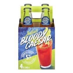 JULIUS BOISSON ALCOOLISEE BLOODY CAESAR 5% ALC 4X341ML