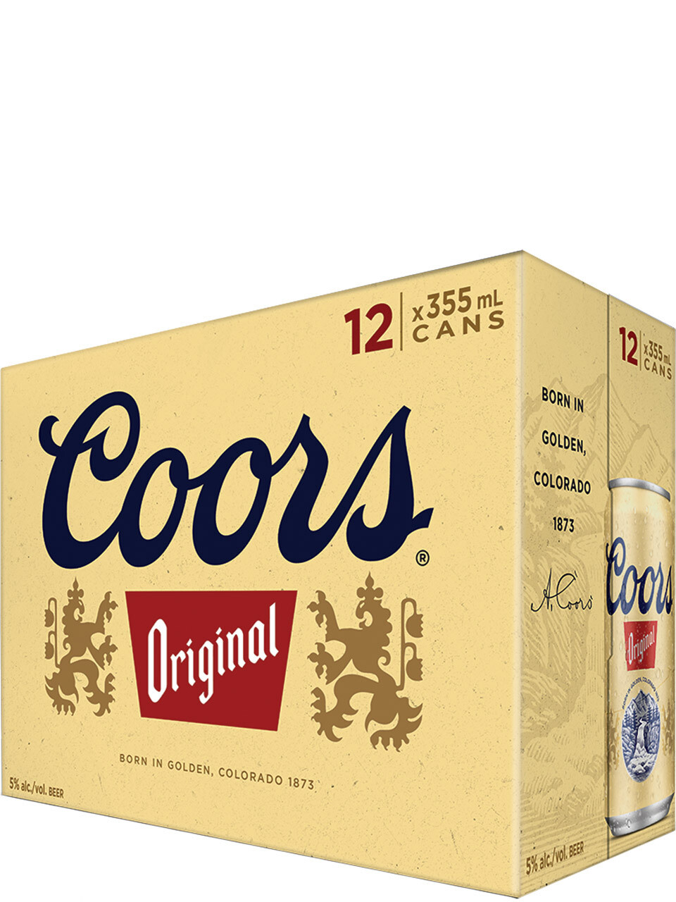 COORS ORIGINAL BIERE CANETTE 5% ALC 12X355ML