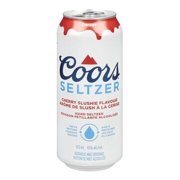 COORS SELTZER ALCOOLISÉE SLUSH CERISE 4.5% ALC 473ML