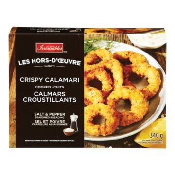 IRRESISTIBLES CALMAR CROUSTILLANT SEL POIVRE SURGELE 340GR