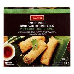 IRRESISTIBLES ROULEAUX DE PRINTEMPS LEGUMES VIETNAMIEN 300GR