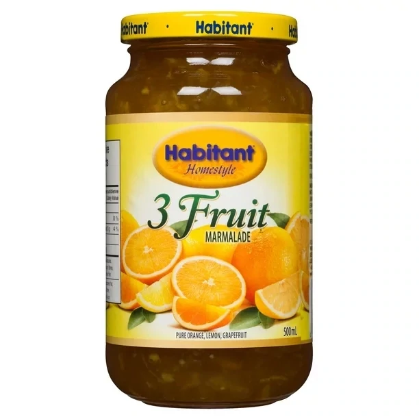 HABITANT MARMELADE 3 FRUITS 500 ML