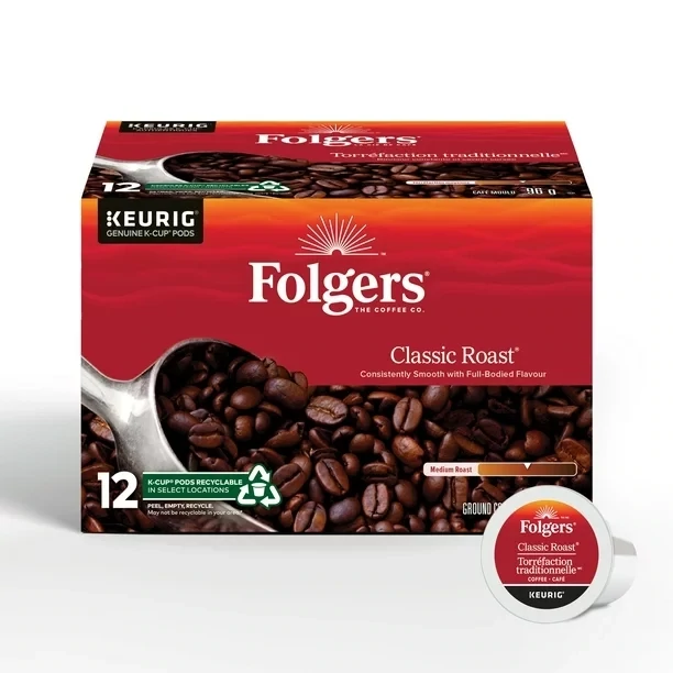 FOLGER KEURIG TRADITIONNEL 12UN
