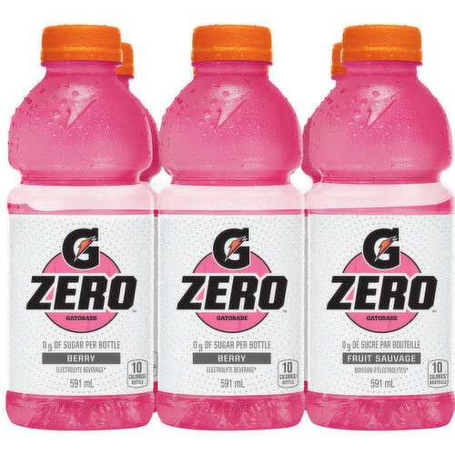 GATORADE G ZERO BERRY 6X591ML