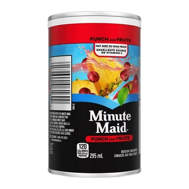 MINUTE MAID BOISSON PUNCH AUX FRUITS SURGELEE 295ML