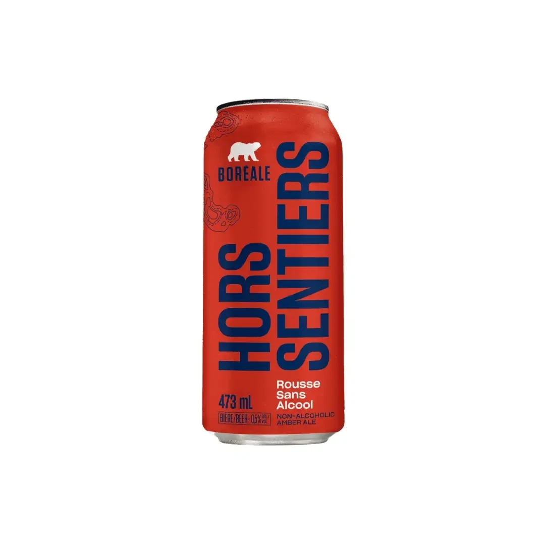 BOREALE HORS SENTIERS ROUSSE SANS ALCOOL 473 ML