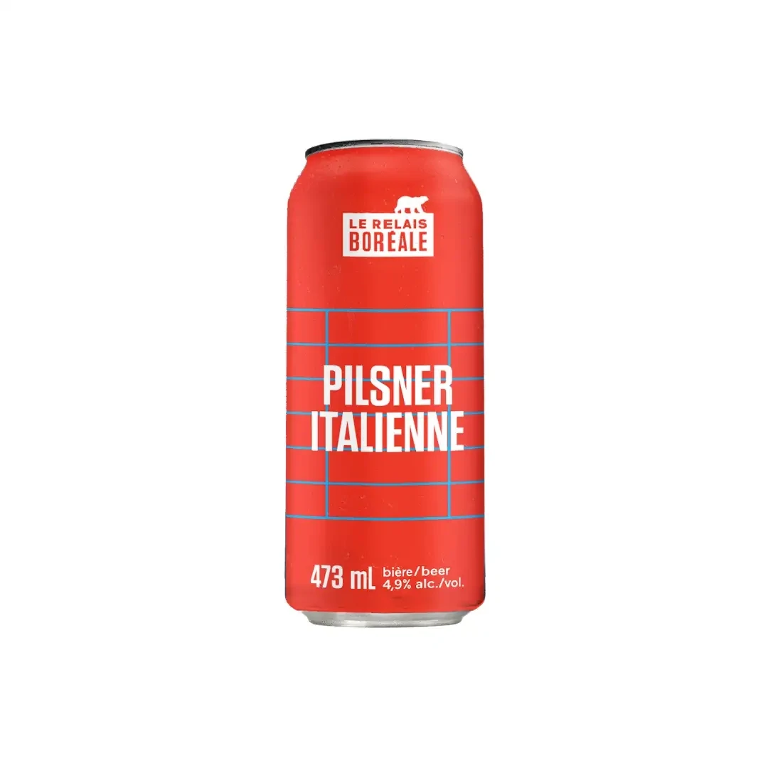 LE RELAIS BOREALE PILSNER 4.9% ALC 473 ML