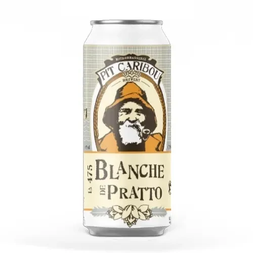 PIT CARIBOU BLANCHE DE PRATTO CANETTE 473 ML