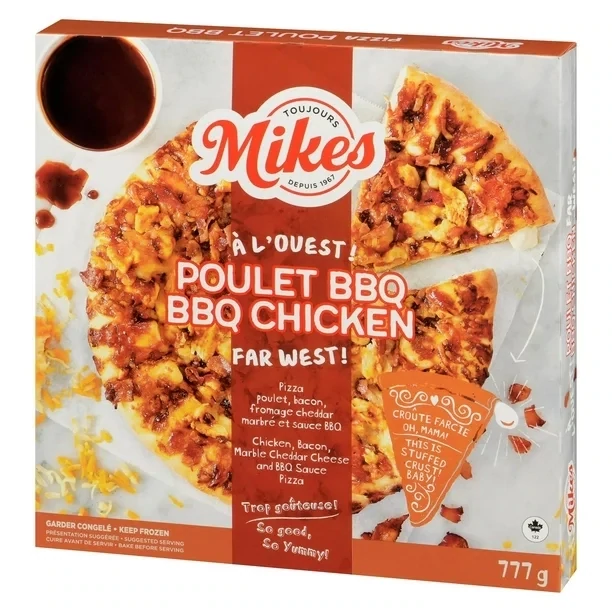 MIKES PIZZA CROUTE FARCIE POULET BBQ 777GR