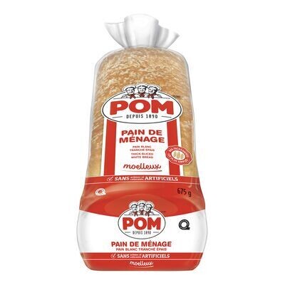 POM PAIN MENAGE TRANCHÉ BLANC 675GR