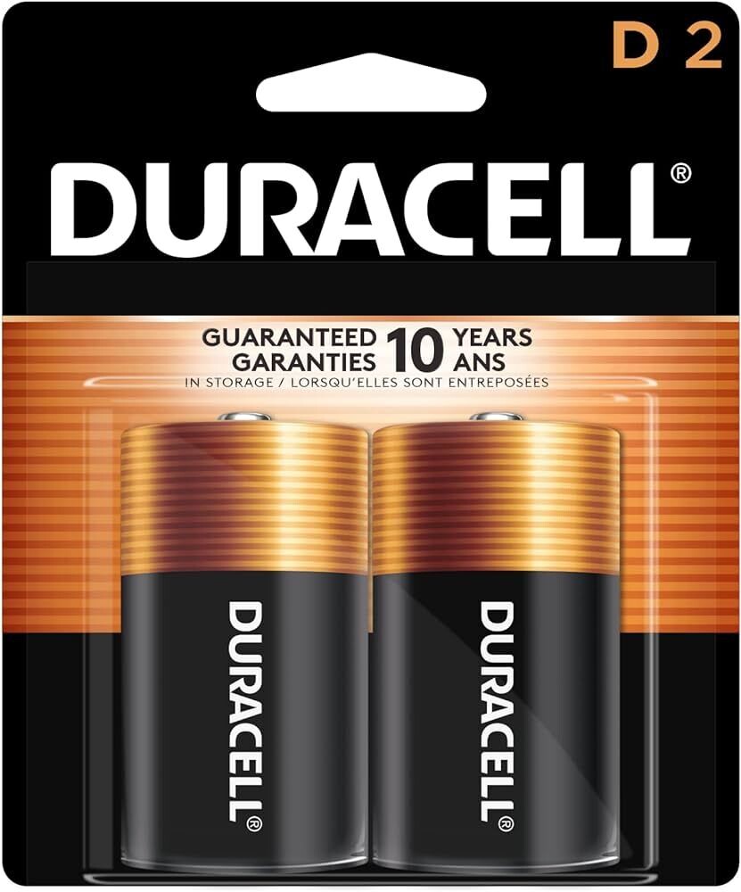 BATTERIE DURACELL D 2 UNITES