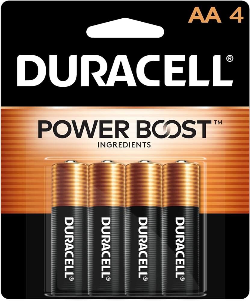 BATTERIE DURACELL AA 4 UNITES