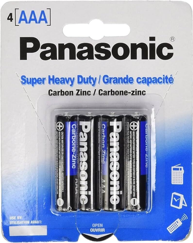 BATTERIE PANASONIC AAA 4 UNITES
