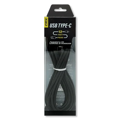 GROUPE KSD FILS CELLULAIRE USB TYPE-C 12 PIEDS