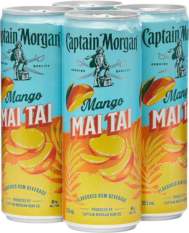 Captain Morgan Mai Tai 6x355mL Can