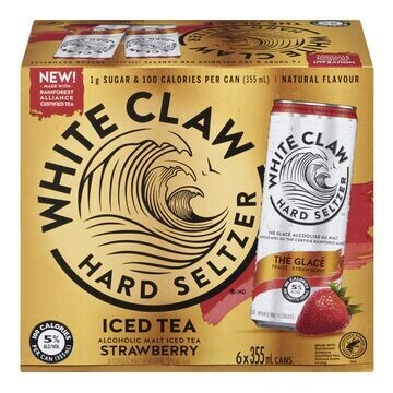 White Claw Strawberry 6x355mL Can