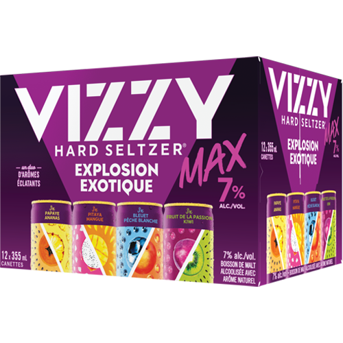 Vizzy Max Caisse Mixte 12 355ml Canette