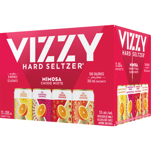 Vizzy Mimosa Caisse Mixte 1x12 355ml Canette