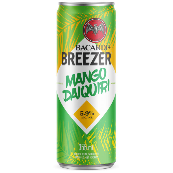 Bacardi Breezer Cocktail Tropical Mango Daiquiri 6x355ml