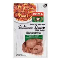 Roma Garniture saucisse italienne douce cuite tranchée 175g