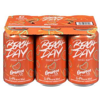 BEACH DAY EVERY DAY ORANGE BEACH 6 CANETTES 355 ML