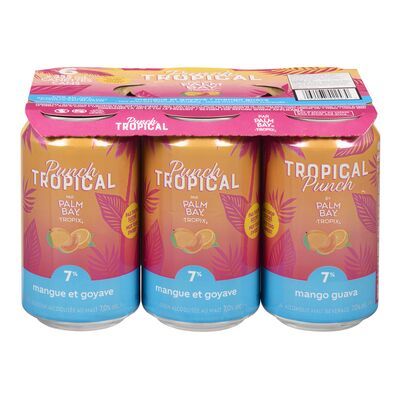 PALM BAY PUNCH TROPICAL MANGUE GOYAVE 6X355 ML
