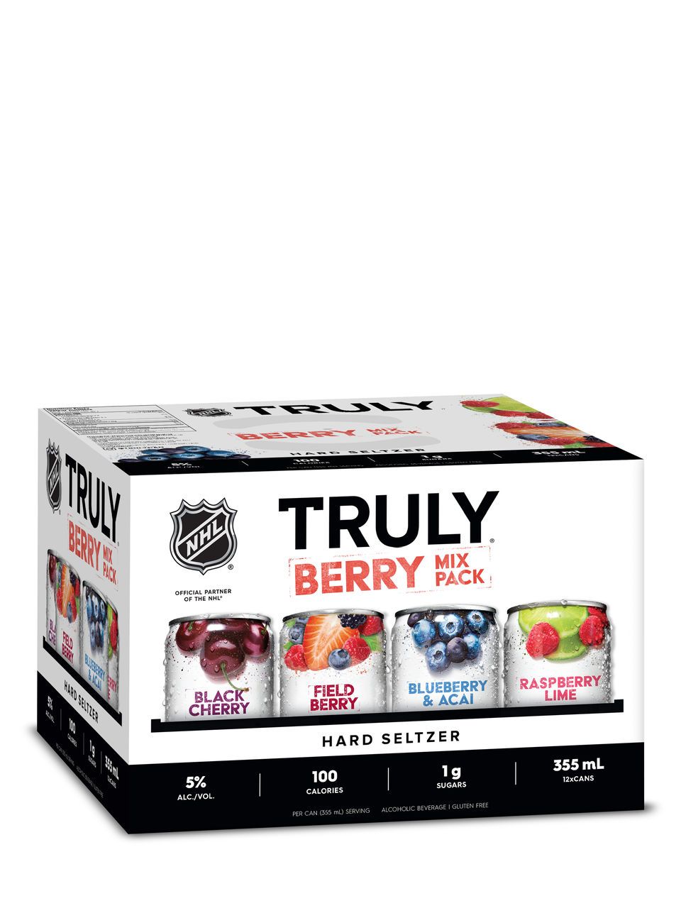 TRULY SELTZER BOISSON ALCOOLISEE BAIES MIXTE 12X355 ML