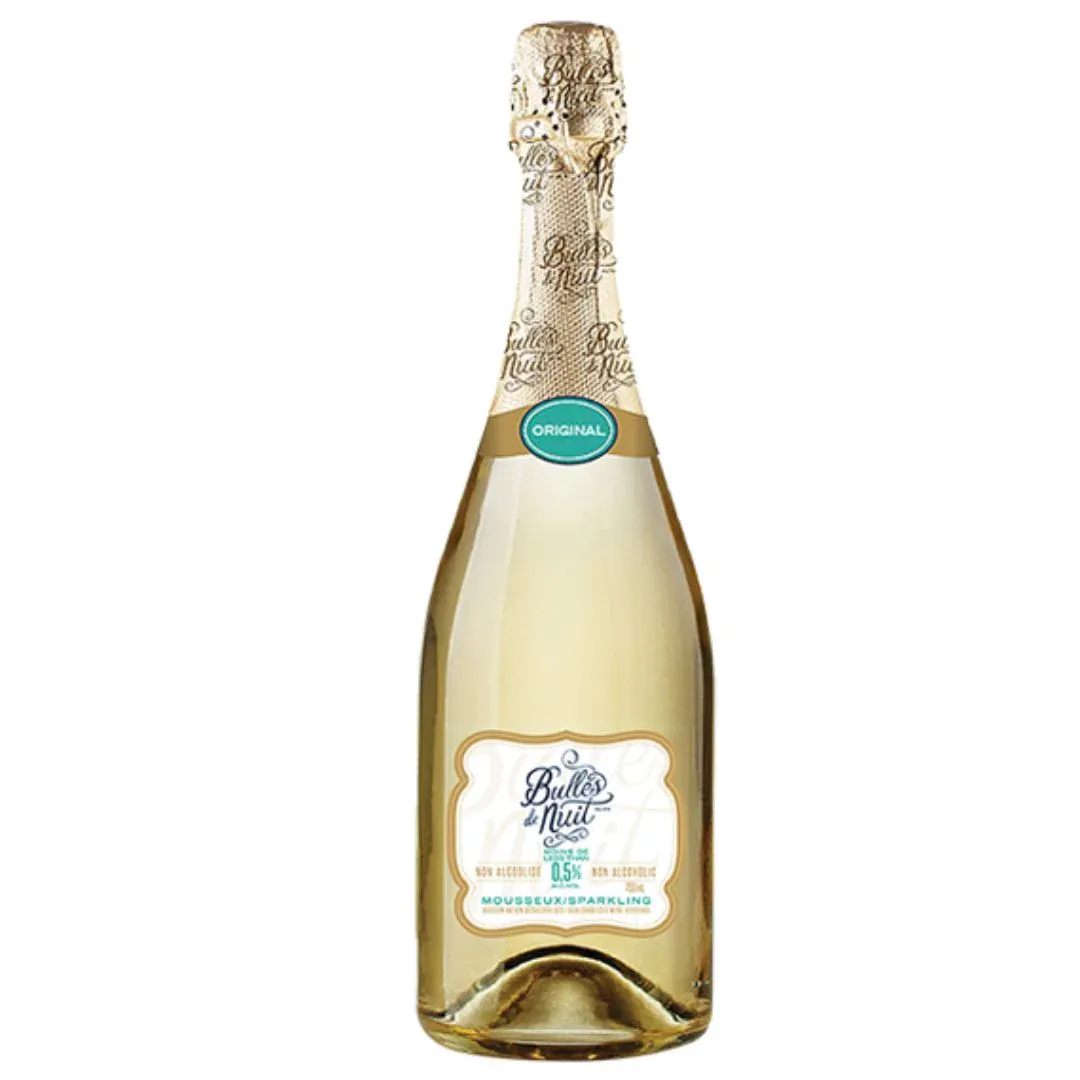 BULLES DE NUIT Vin mousseux sec sans alcool 750 ML