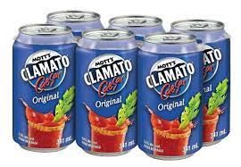 MOTT&#39;S CLAMATO CAESAR ORIGINAL CAN 6X341ML