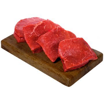 BIFTECK TOURNEDOS DE BOEUF D&#39;INTERIEUR DE RONDE FORMAT FAMILIAL (4 TOURNEDOS PAR BARQUETTE ENV. 670GR 24,89$/kg 11,29$/lb