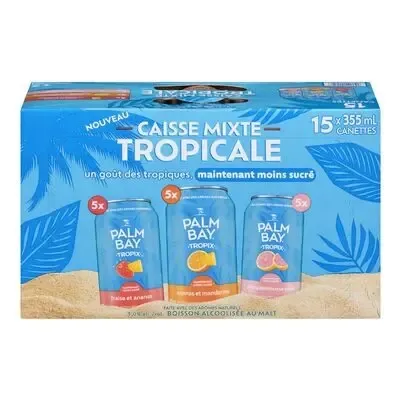 PALM BAY BOISSON MALT MIXTE TROPICAL 15X355ML