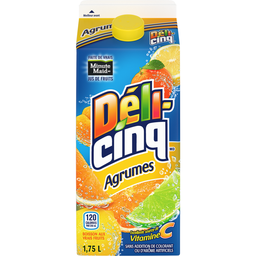 DELI-CINQ BOISSON AGRUME 1.75L
