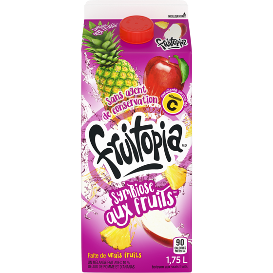 FRUITOPIA BOISSON SYMBIOSE AUX FRUITS 1.75L