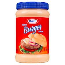 KRAFT SAUCE BURGER 475ML