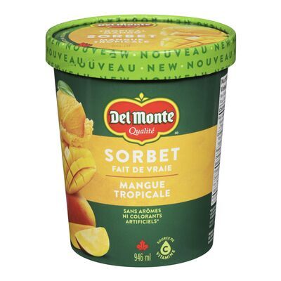 DEL MONTE SORBET MANGUE TROPICALE 946ML