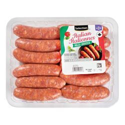 SELECTION SAUCISSES ITALIENNES DOUCES FAMILIALE 1KG