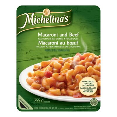 MICHELINA REPAS SURGELE MACARONI BOEUFS 225GR